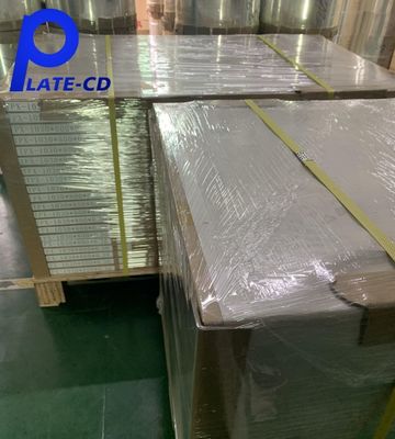 Częste atramenty 350000 odcisków niepieczone płytki CTP do procesu powlekania podwójnej warstwy