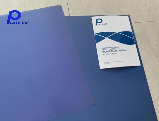 Pozytywne płyty druku CTCP z energią laserową 120-140mJ/cm2 i energią ekspozycji 50-85mJ/cm2 dla 60000-80000 druku